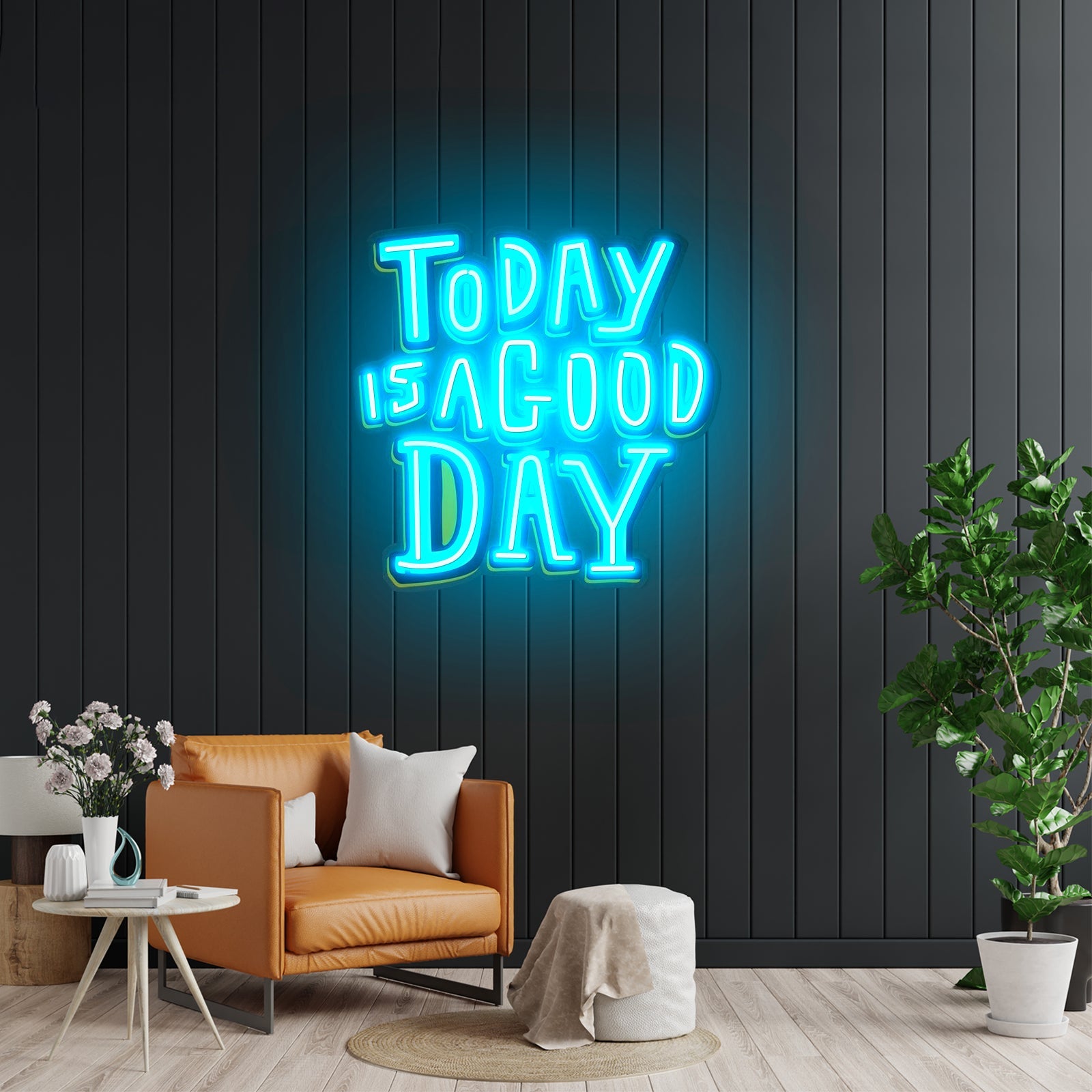 Today Is A Good Day Custom Led Signs Artwork For Sale - Shineneon