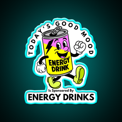 Todays Good Mood Drinks Man Cave Bar Led Neon Sign Rgb Color - Size and dimension reference