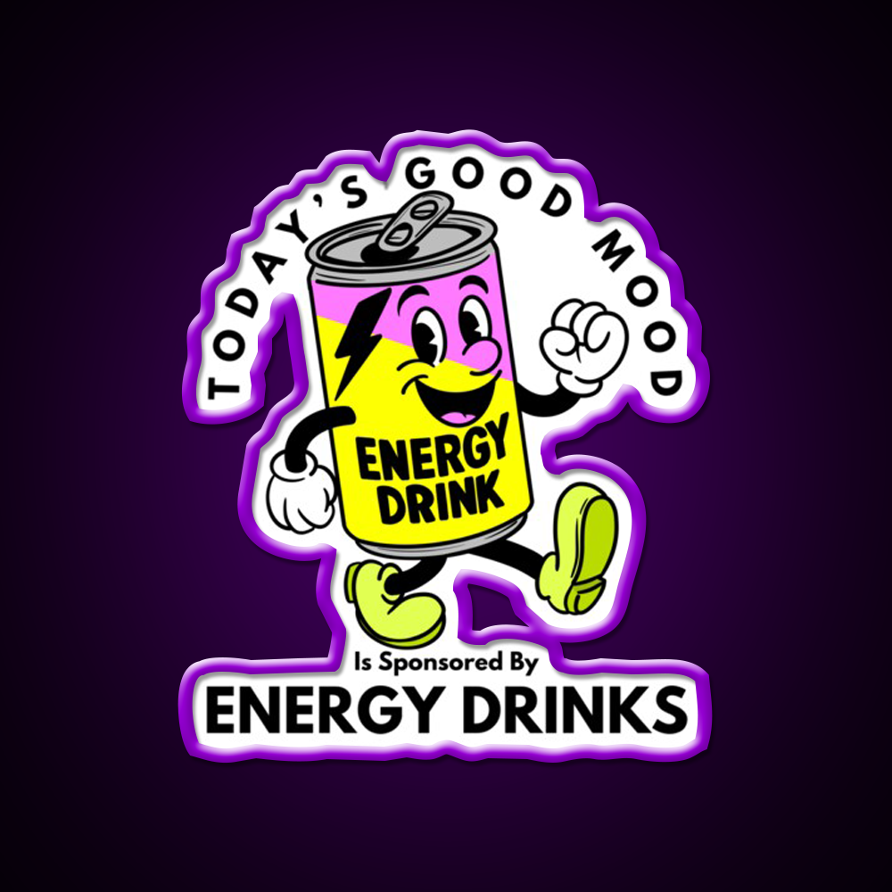 Todays Good Mood Drinks Man Cave Bar Led Neon Sign Rgb Color - LED neon sign view 9