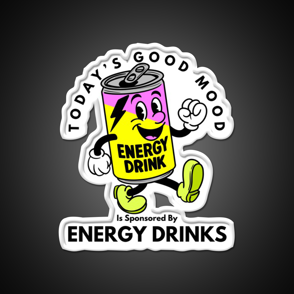 Todays Good Mood Drinks Man Cave Bar Led Neon Sign Rgb Color