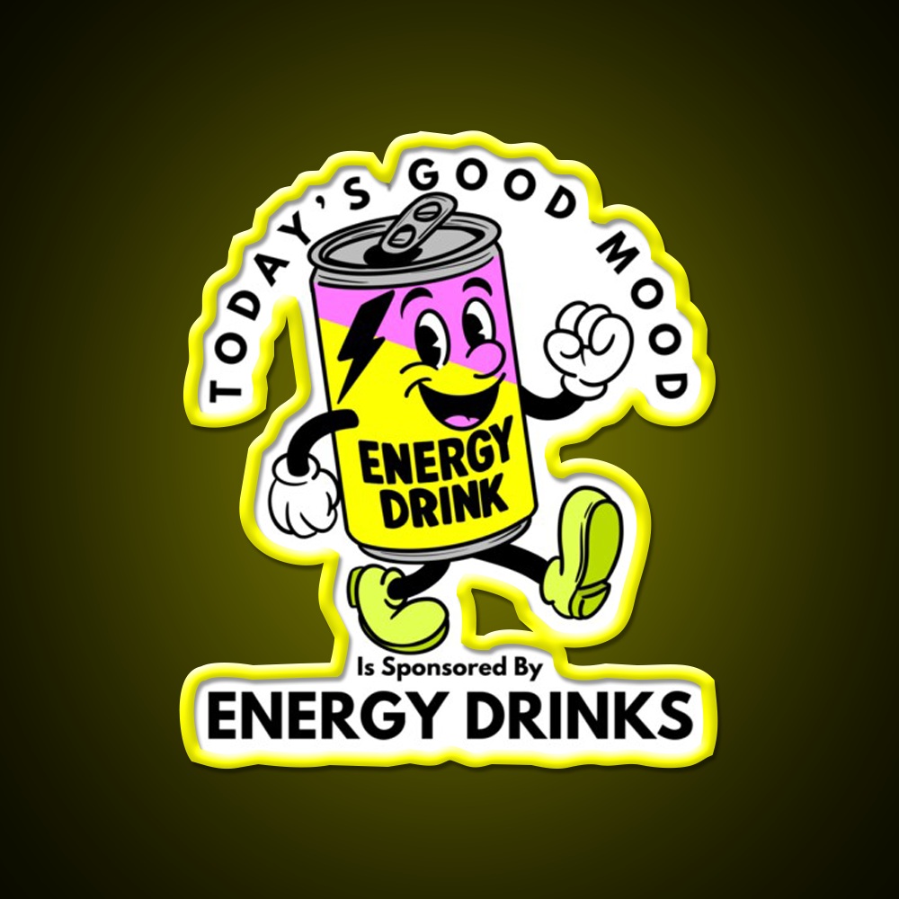 Todays Good Mood Drinks Man Cave Bar Led Neon Sign Rgb Color - LED neon sign view 7
