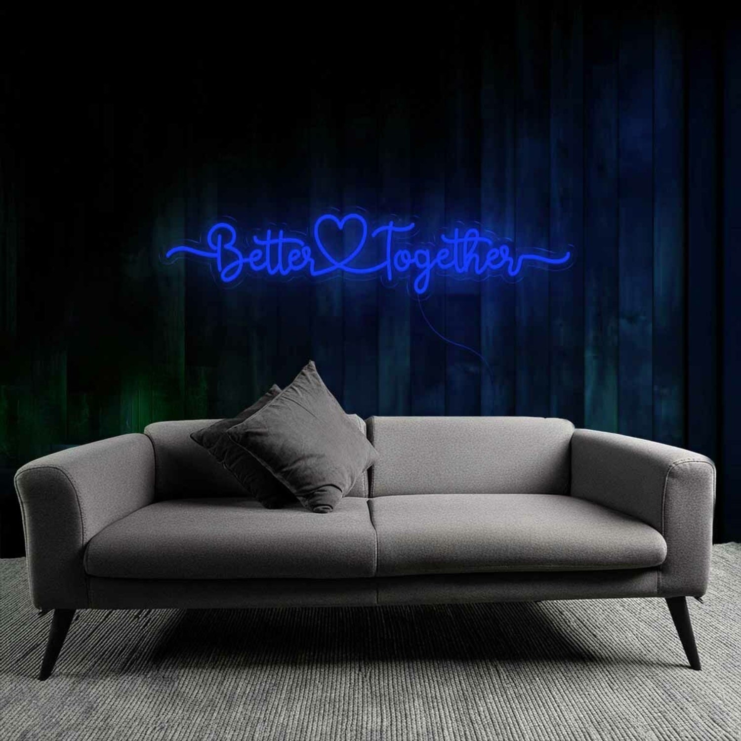 Together Better Together Wedding Quotes Led Neon Sign | Shineneon