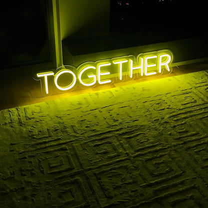 Together Illuminate Your Bond With Radiance Neon Art Sign | Shineneon