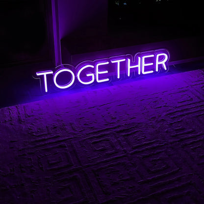 Together Illuminate Your Bond With Radiance Neon Art Sign | Shineneon