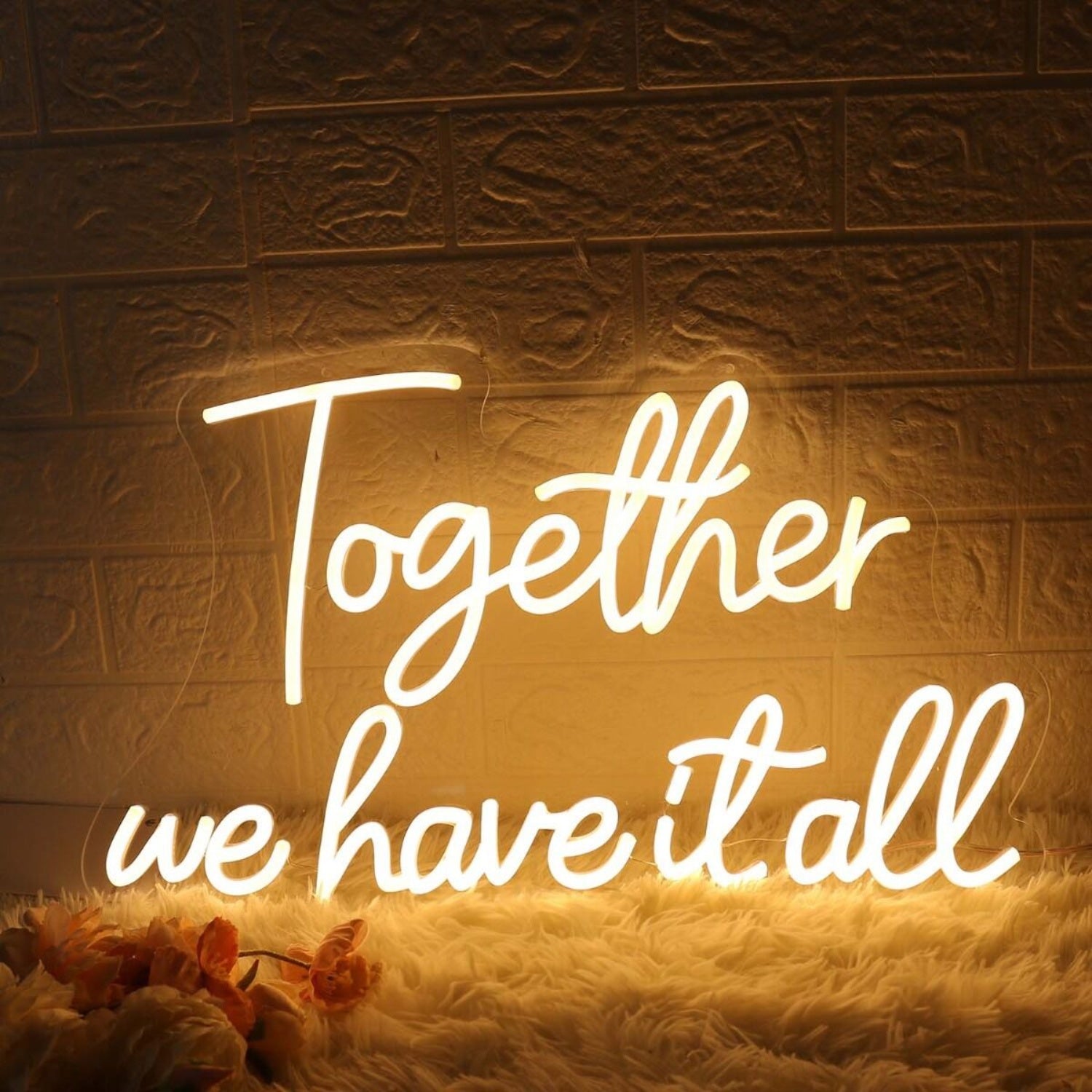 Together We Have It All Yellow Led Neon Sign | Shineneon
