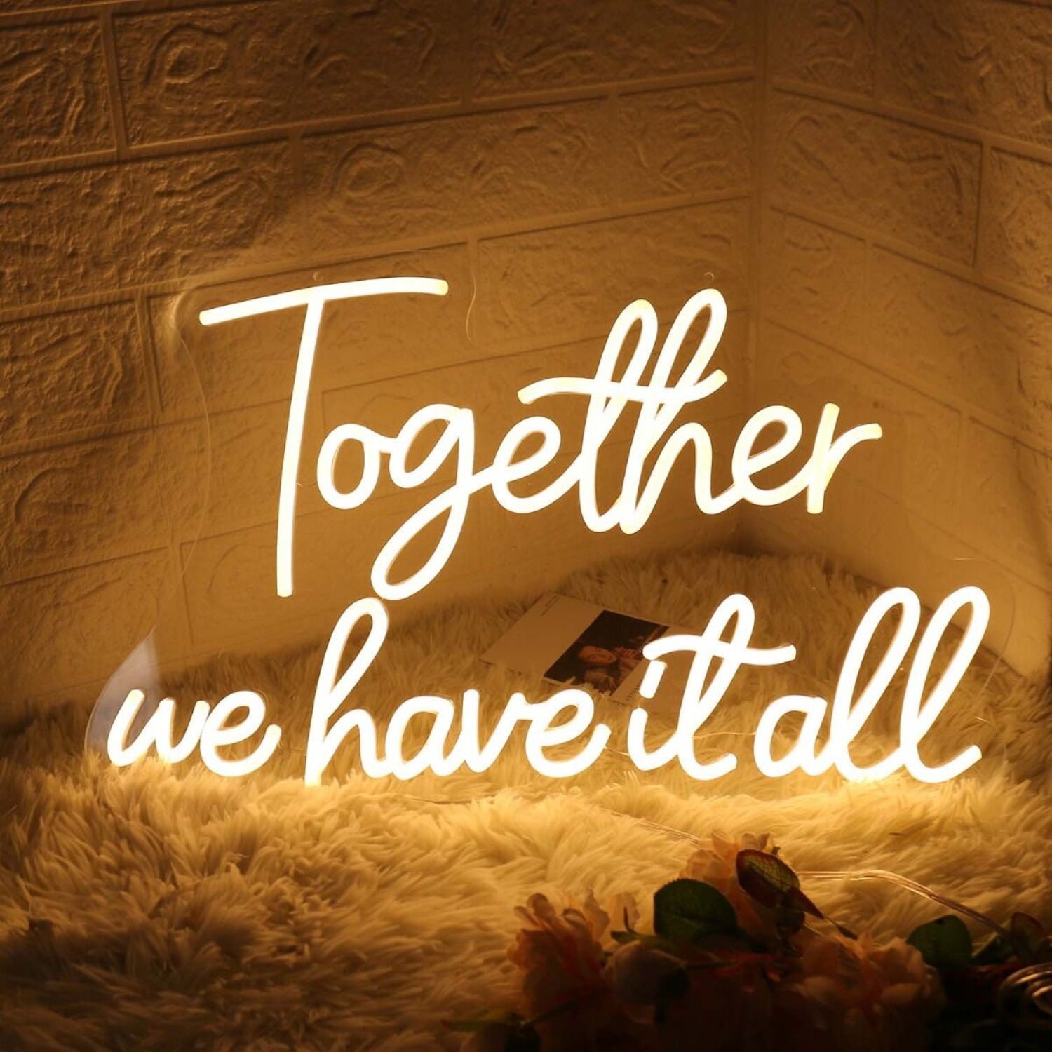 Together We Have It All Yellow Led Neon Sign | Shineneon