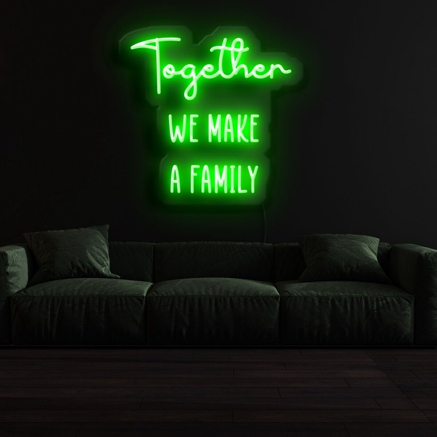 Together We Make A Family Led Neon Sign - Shineneon