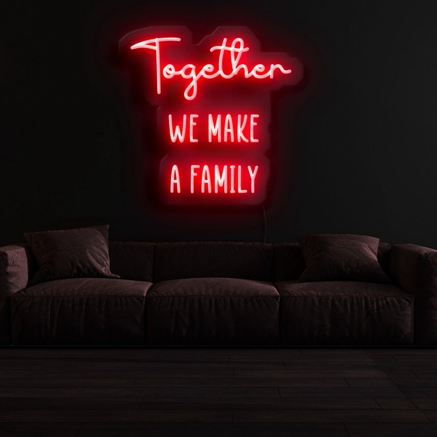 Together We Make A Family Led Neon Sign - Shineneon