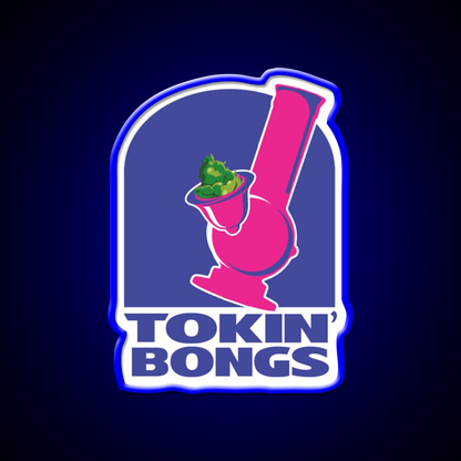 Tokin Bongs Hemp Inspired Green Leaf Led Neon Sign Rgb Color - LED neon sign view 5