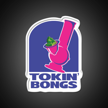 Tokin Bongs Hemp Inspired Green Leaf Led Neon Sign Rgb Color - Shineneon