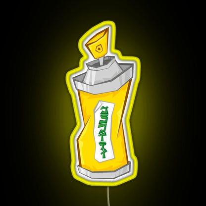 Tokyo To Spray Can Katakana Rgb Led Neon Sign Pop Wall Art - Shineneon