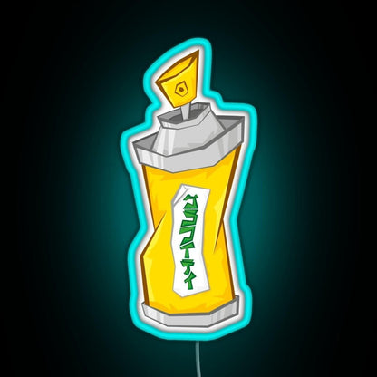 Tokyo To Spray Can Katakana Rgb Led Neon Sign Pop Wall Art - Shineneon