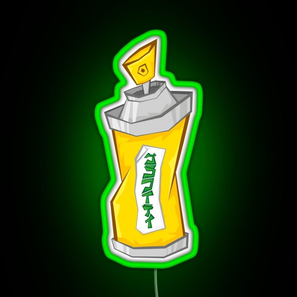 Tokyo To Spray Can Katakana Rgb Led Neon Sign Pop Wall Art - Shineneon