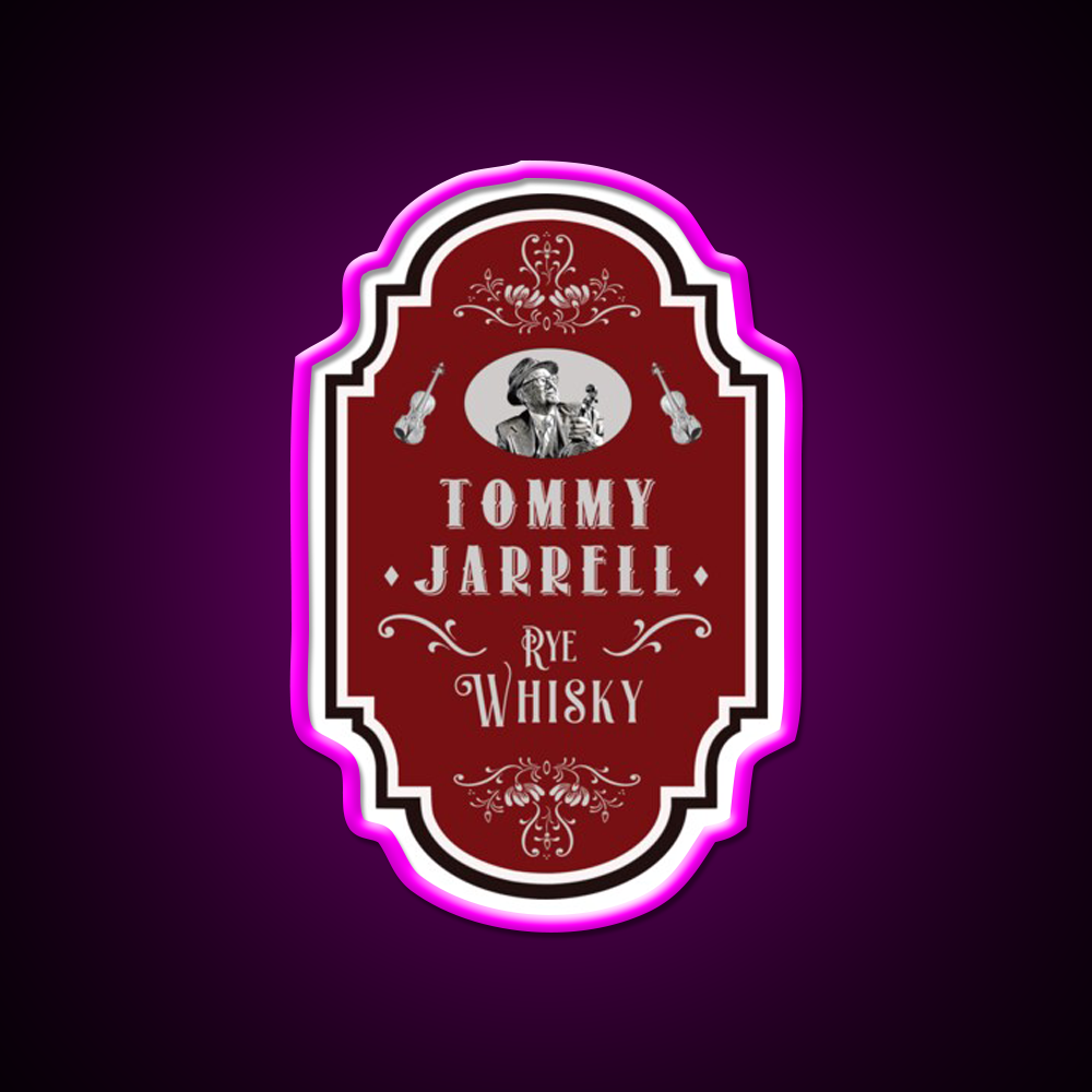 Tommy Jarrell Whiskey Drink Bar Led Neon Sign Rgb Color