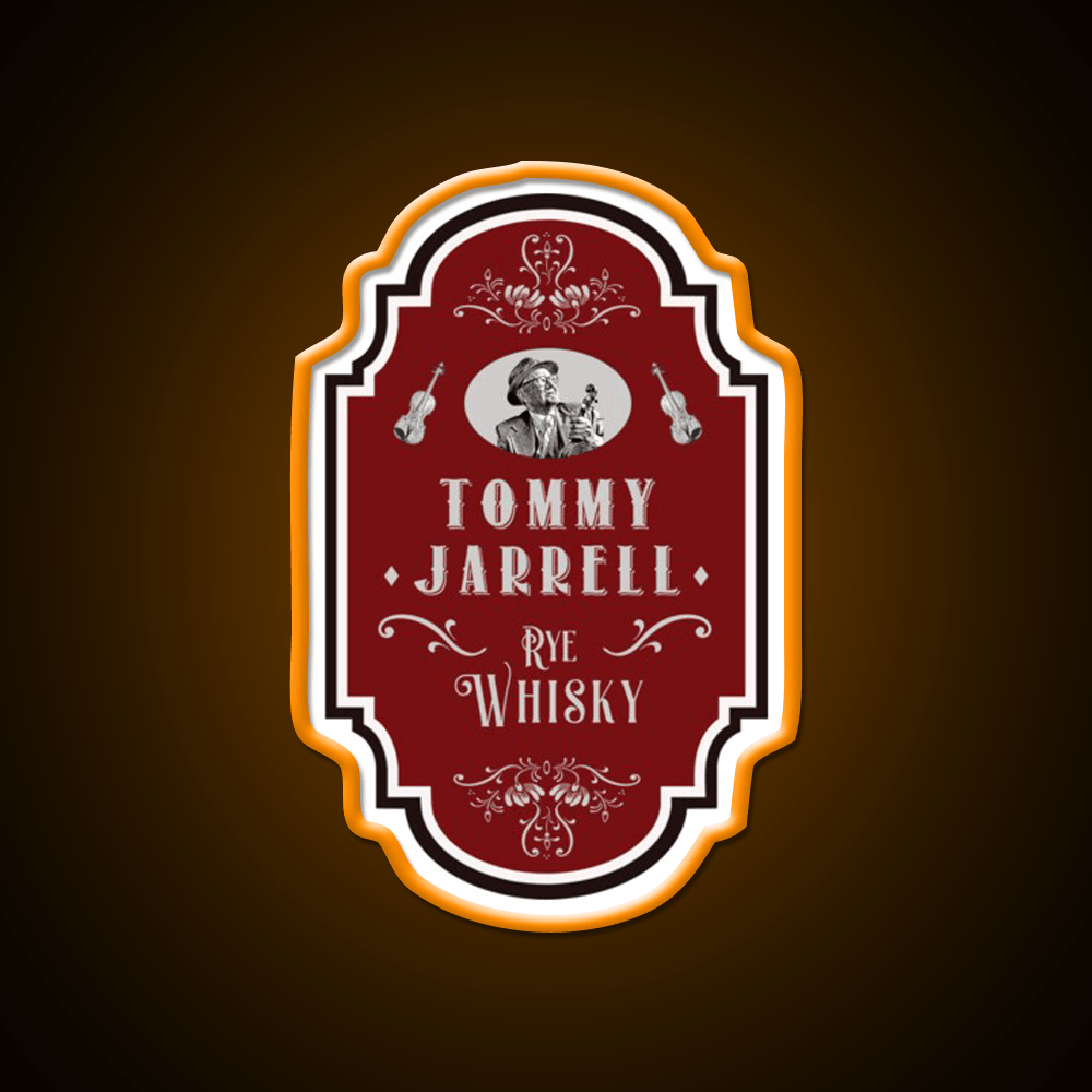 Tommy Jarrell Whiskey Drink Bar Led Neon Sign Rgb Color - Shineneon