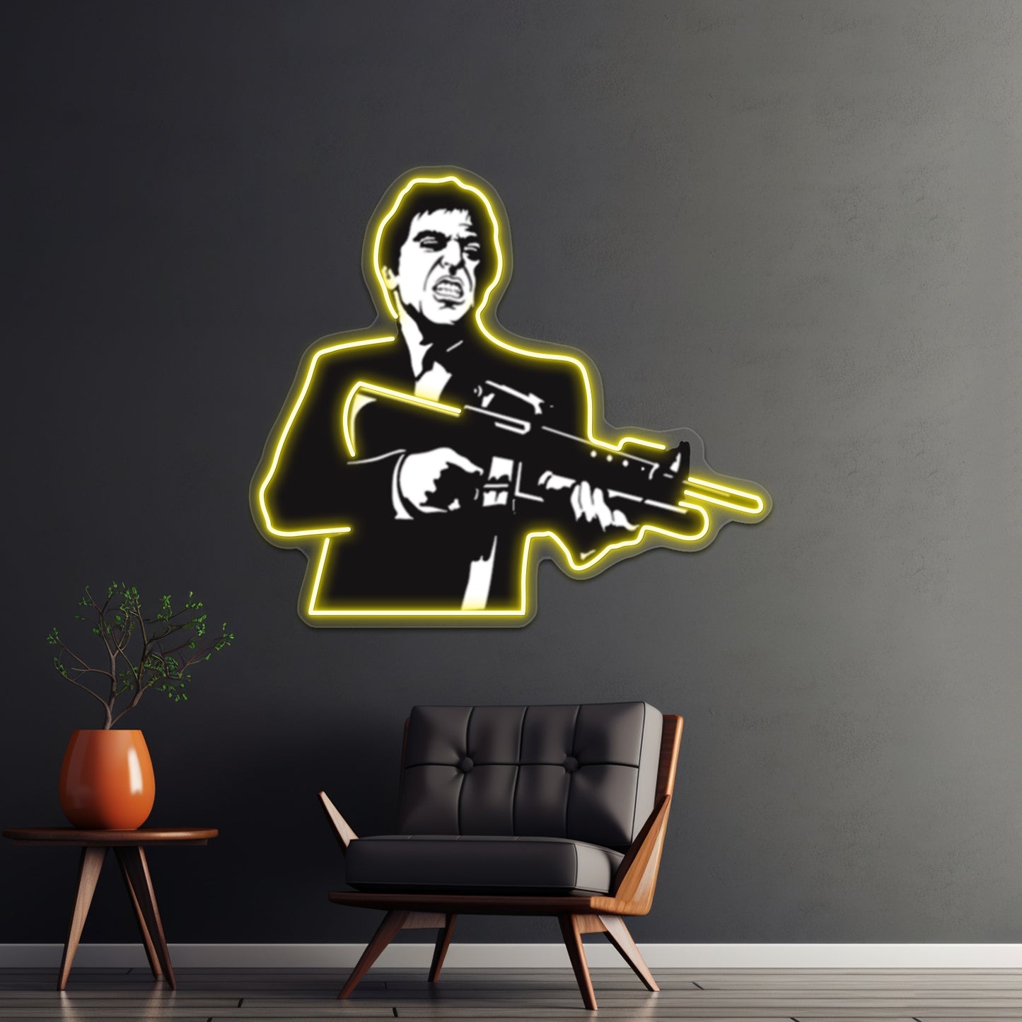 Tony Montana Pop Artwork Personalized Neon Signs