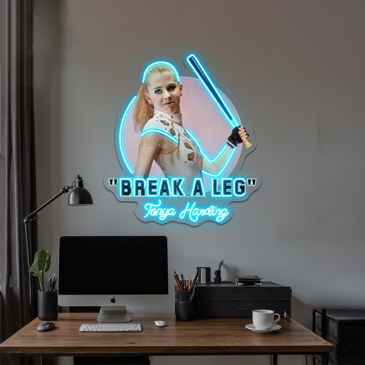 Tonya Harding Artwork Personalized Neon Signs