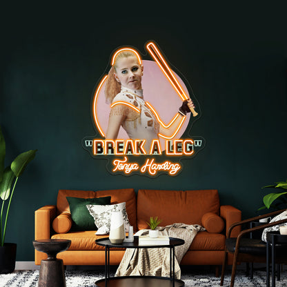 Tonya Harding Artwork Personalized Neon Signs