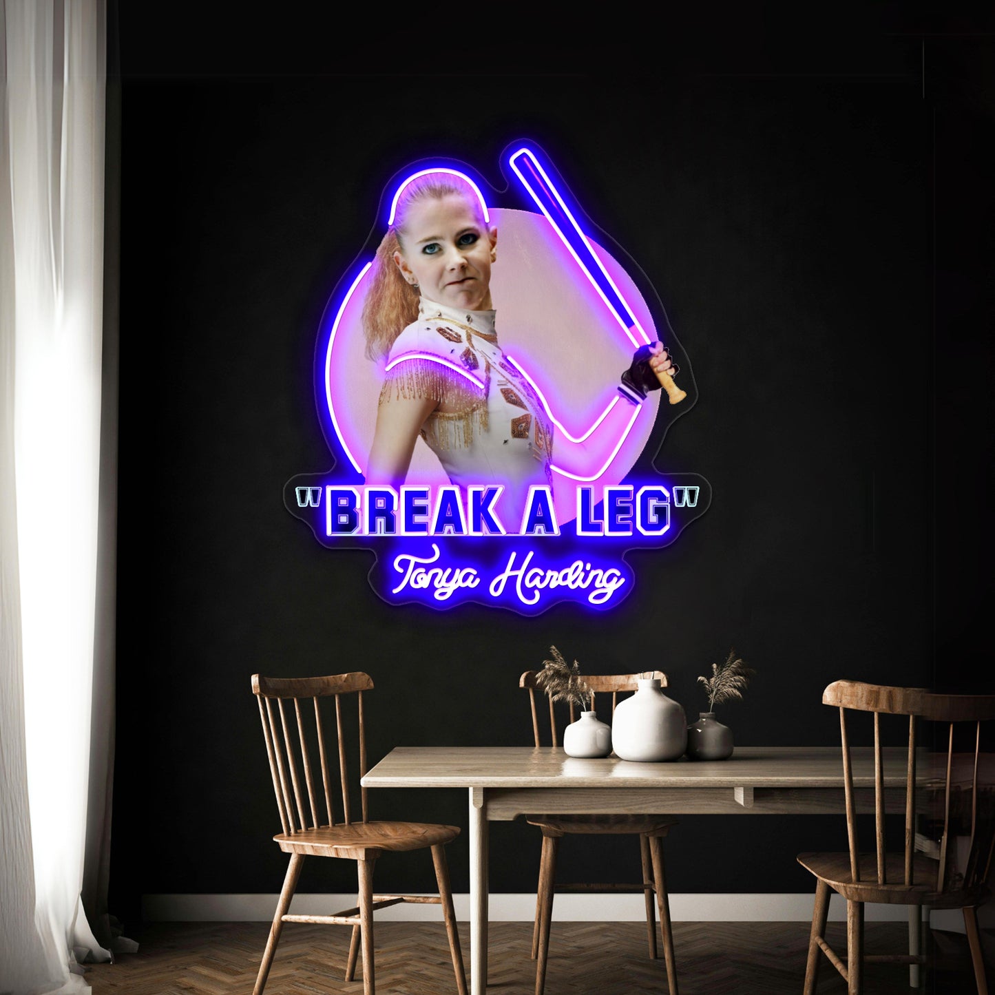 Tonya Harding Artwork Personalized Neon Signs