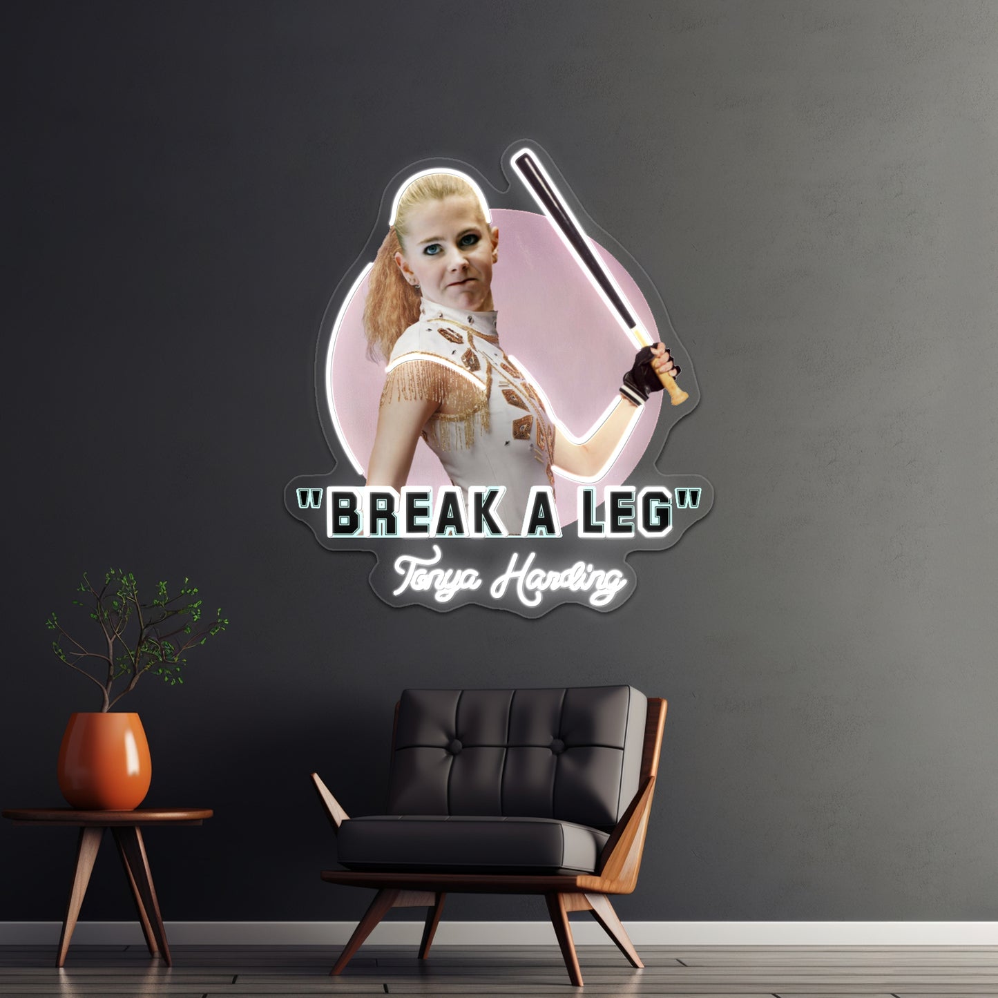 Tonya Harding Artwork Personalized Neon Signs