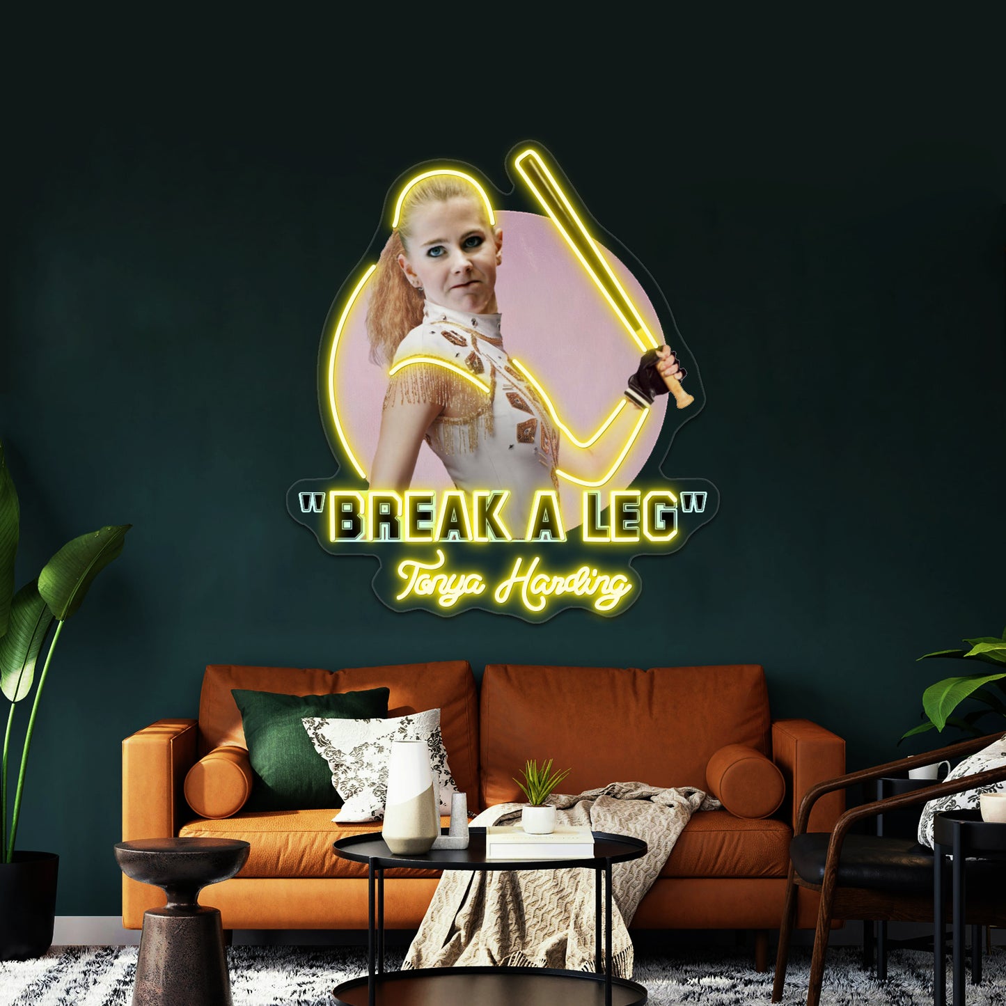 Tonya Harding Artwork Personalized Neon Signs