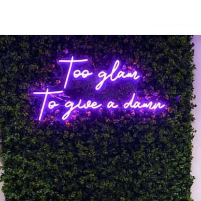 Too Glam To Give A Damn Neon Sign | Shineneon