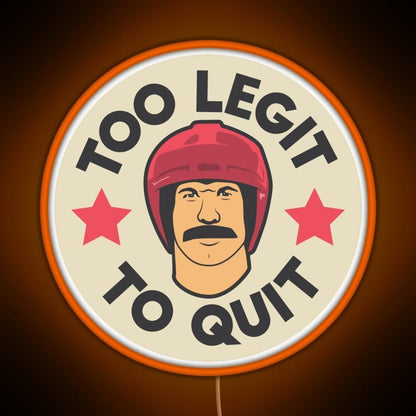 Too Legit To Quit Rgb Led Neon Sign Pop Wall Art - Shineneon