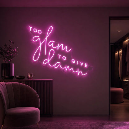 Too Many To Give Damn LED Neon Sign - Shineneon