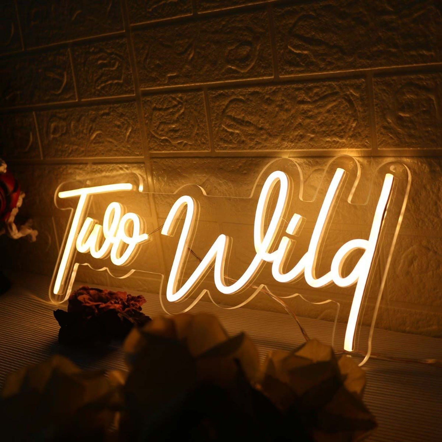 Too Wild Yellow Led Neon Sign - Shineneon
