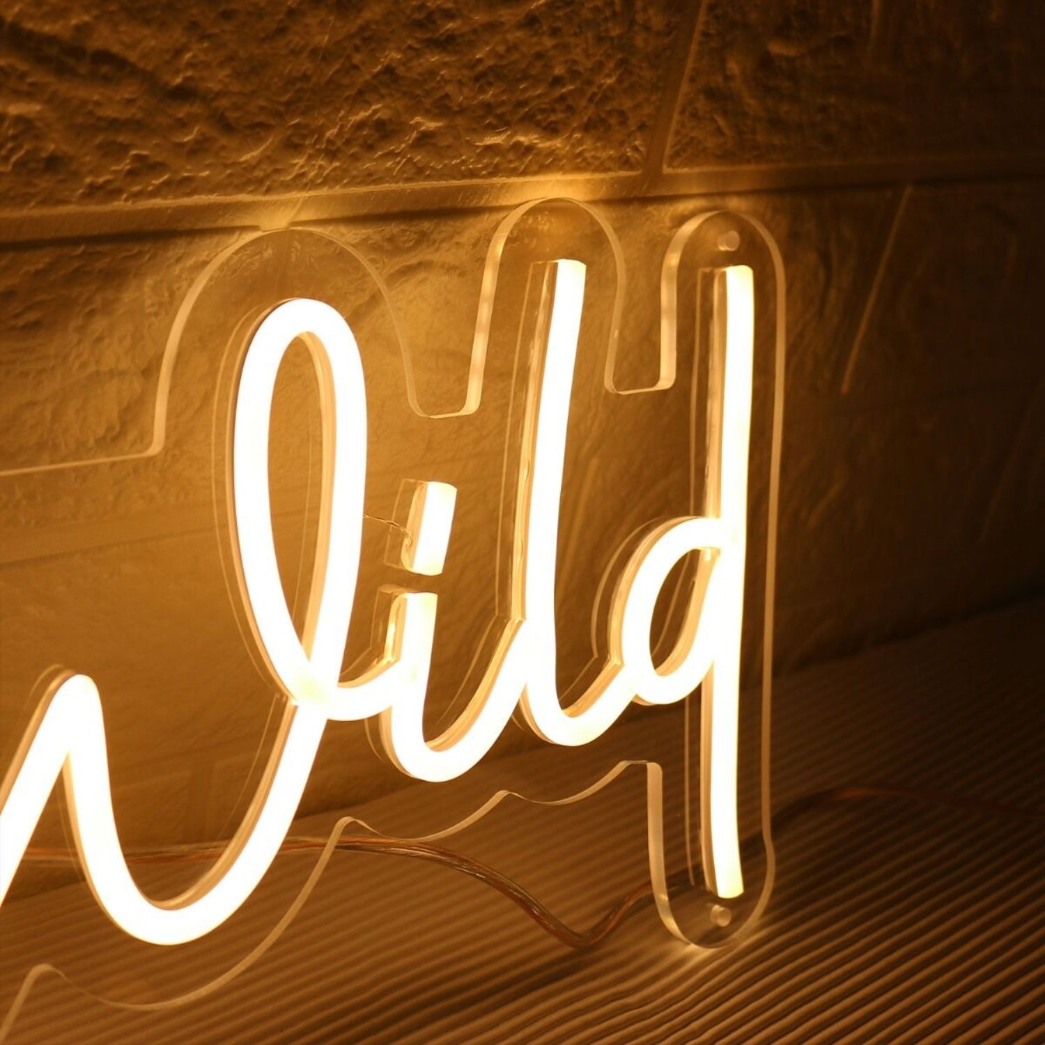 Too Wild Yellow Led Neon Sign - Shineneon