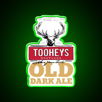 Tooheys Old Dark Ale Pop Beer Bar Decor Led Neon Sign Rgb Color - LED neon sign view 8