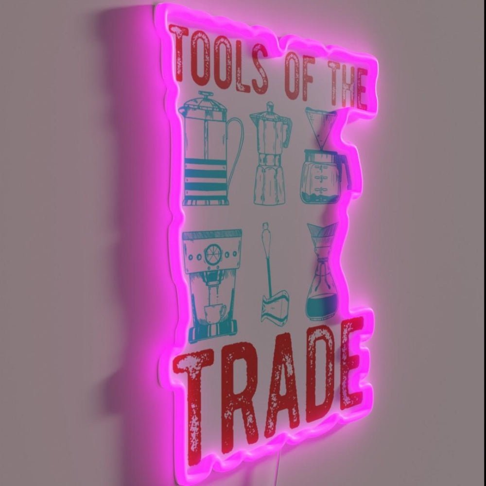 Tools Of The Trade Beer Home Brewer Rgb Led Neon Sign - Shineneon