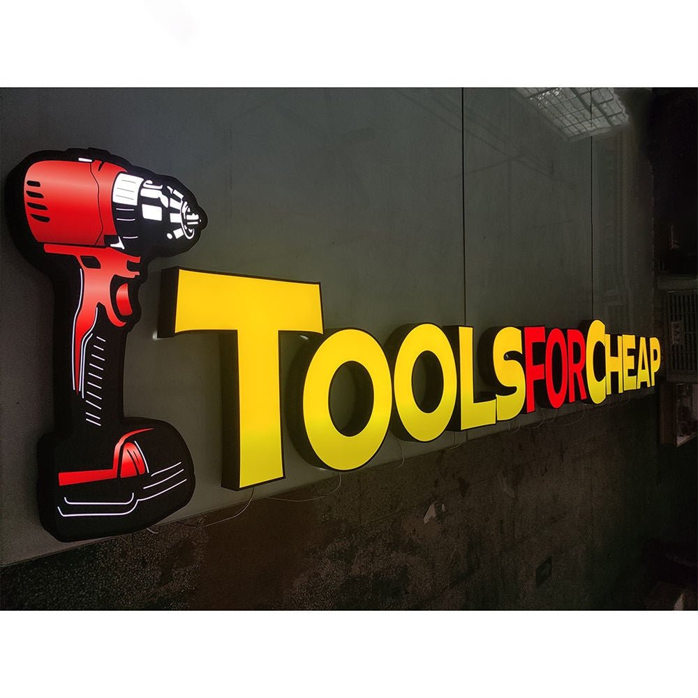 Toolsforcheap 3D Frontlit Channel Letters Led Light Sign - Shineneon