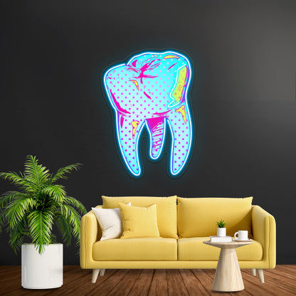 Tooth Be Told Artwork Personalized Neon Signs