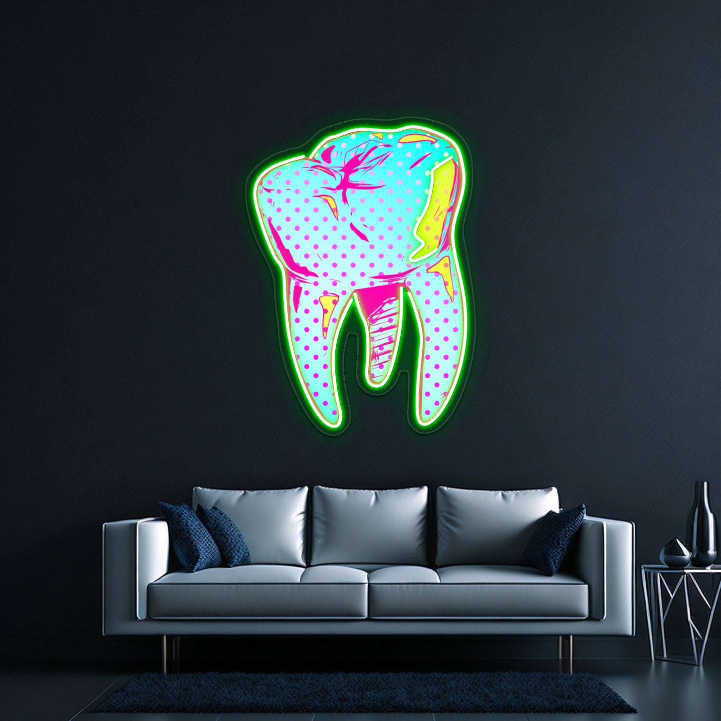 Tooth Be Told Artwork Personalized Neon Signs