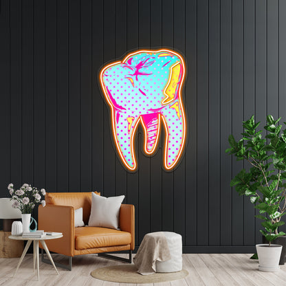 Tooth Be Told Artwork Personalized Neon Signs