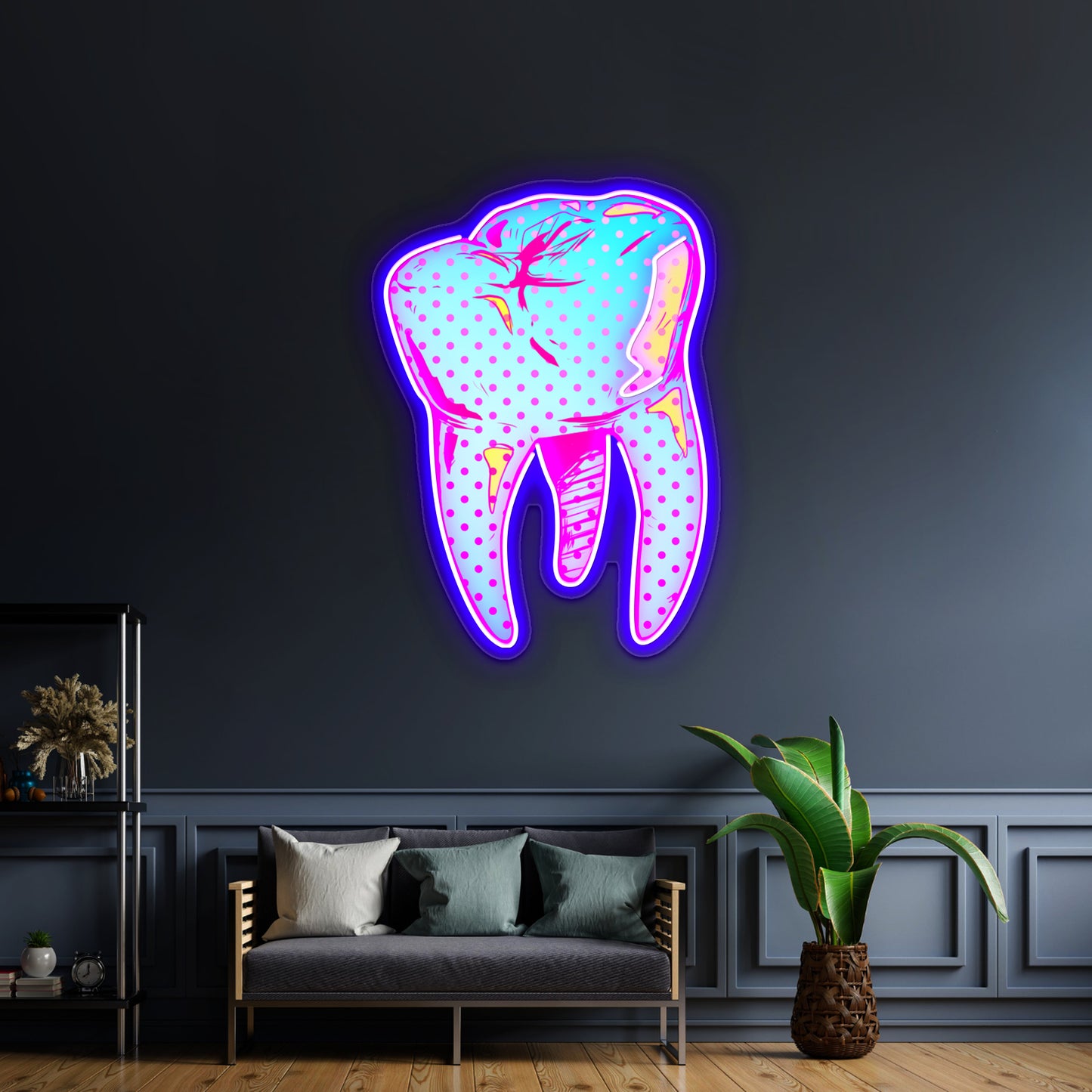 Tooth Be Told Artwork Personalized Neon Signs