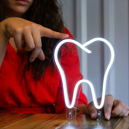 Tooth Mini Led Neon Sign - Shineneon