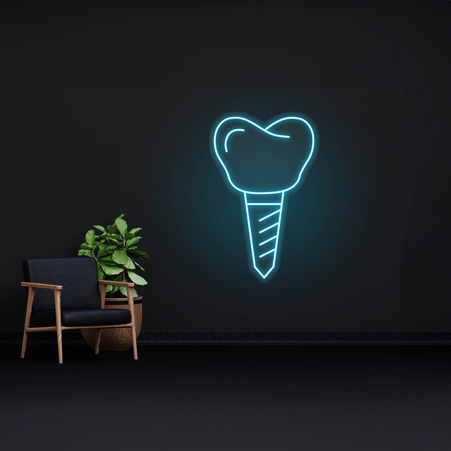 Tooth White Tooth Led Neon