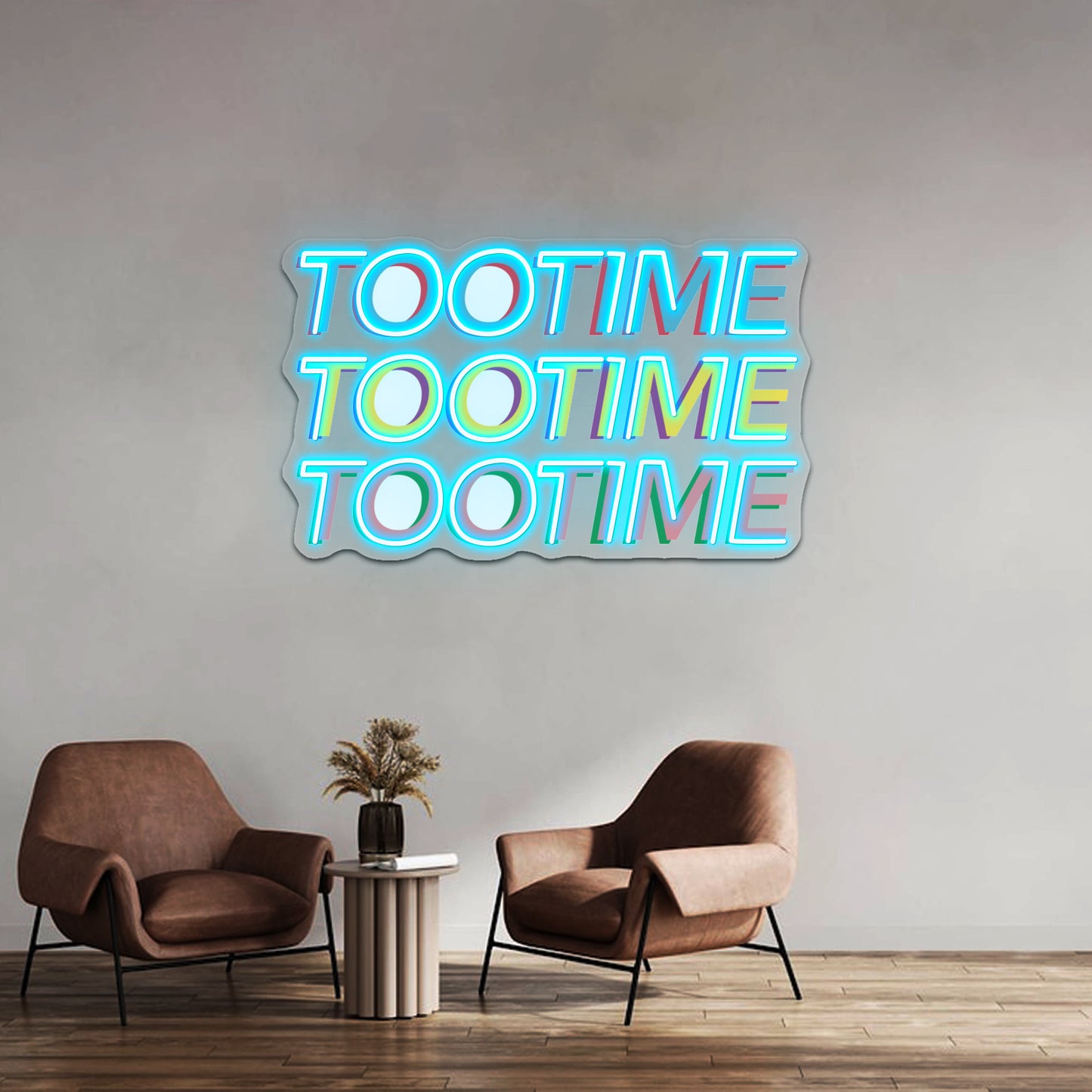 Tootimetootimetootime Artwork Personalized Neon Signs