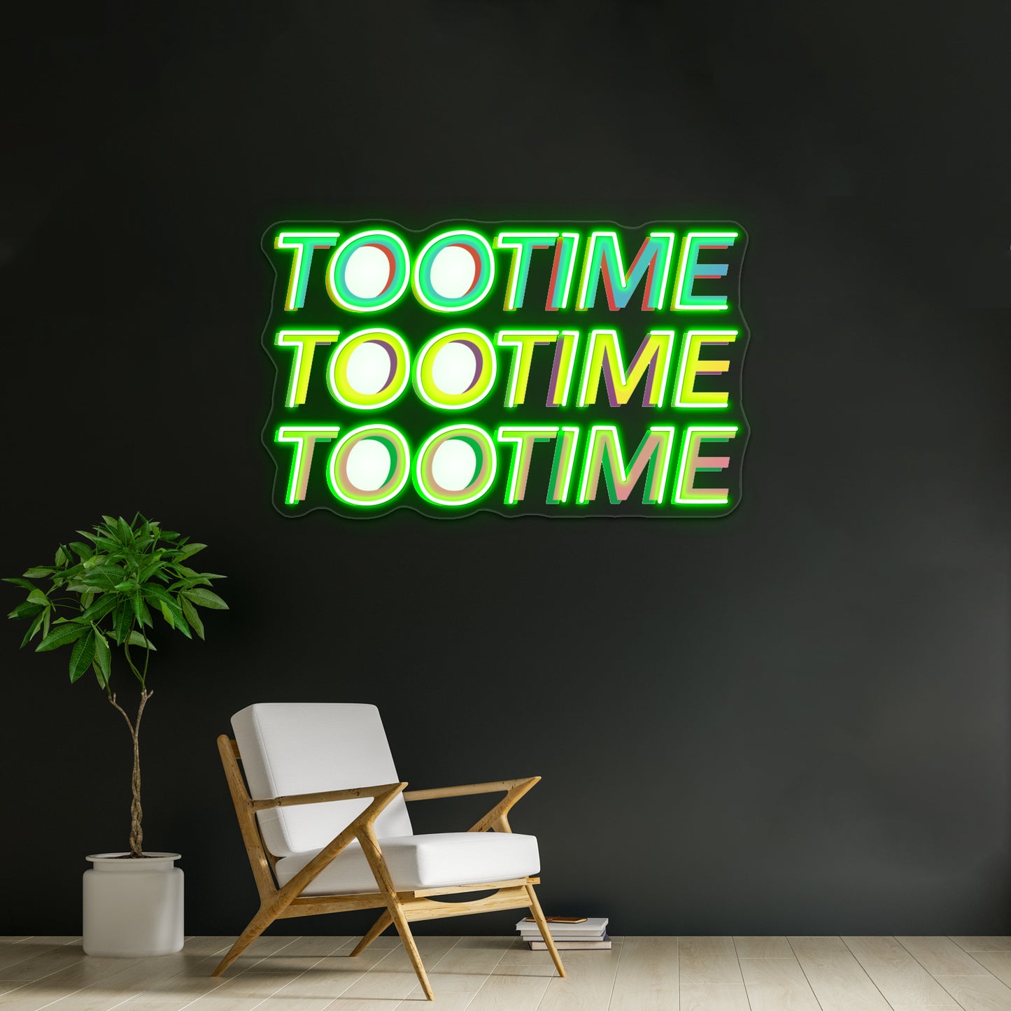 Tootimetootimetootime Artwork Personalized Neon Signs