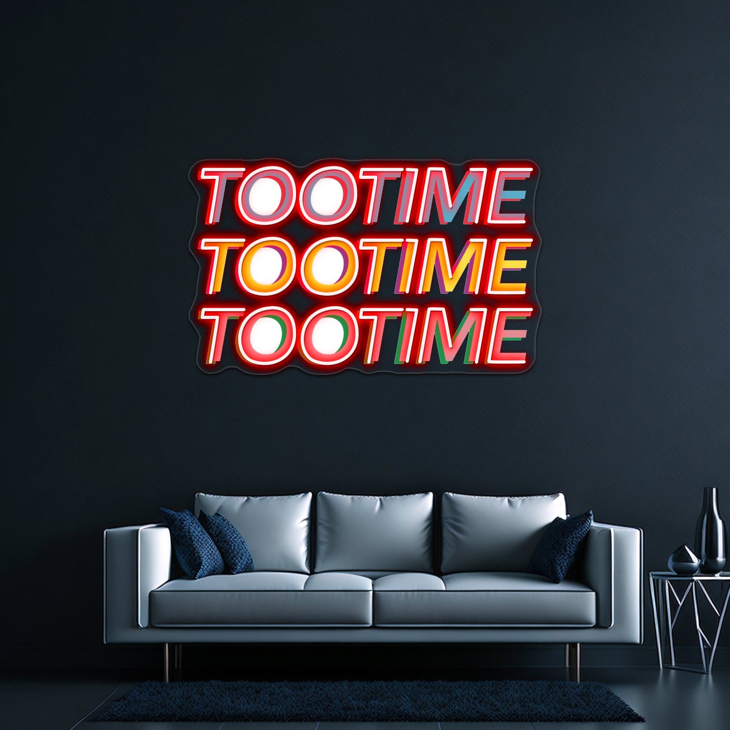 Tootimetootimetootime Artwork Personalized Neon Signs