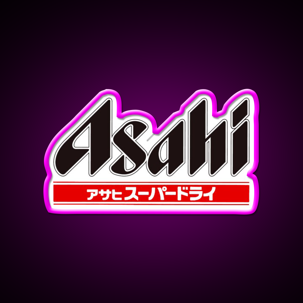 Top Asahi Jirayareta Beer Bar Decor Led Neon Sign Rgb Color - Neon sign mounted on wall in room