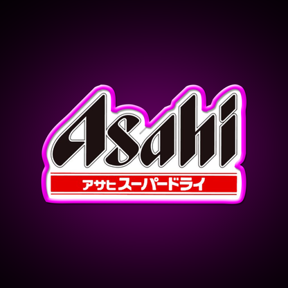 Top Asahi Jirayareta Beer Bar Decor Led Neon Sign Rgb Color - Neon sign mounted on wall in room