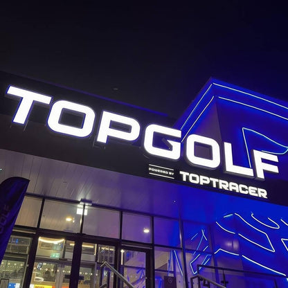 Top Golf 3D Frontlit Letters Metal Led Sign - Shineneon