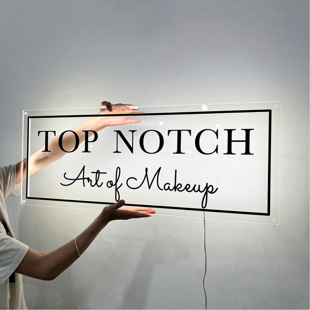 Top Notch Acrylic Business Logo Sign - Shineneon