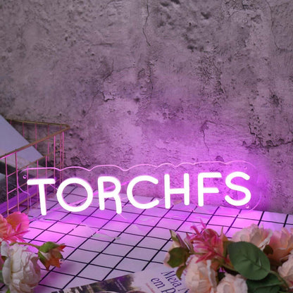 Torches Pink Led Neon Sign - Shineneon