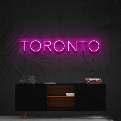 Toronto Led Neon Sign Ftravel Lovers - Shineneon