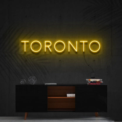 Toronto Led Neon Sign Ftravel Lovers - Shineneon