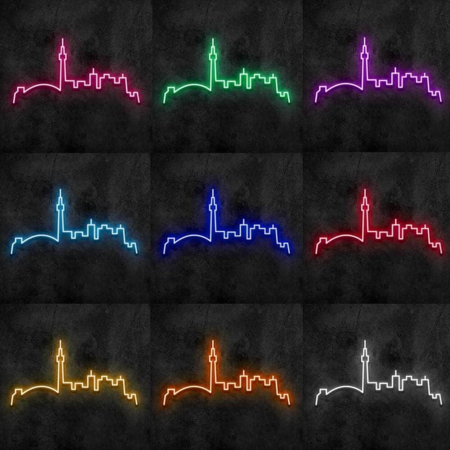 Toronto Skyline Neon Sign For City And Cultural Decor | Shineneon